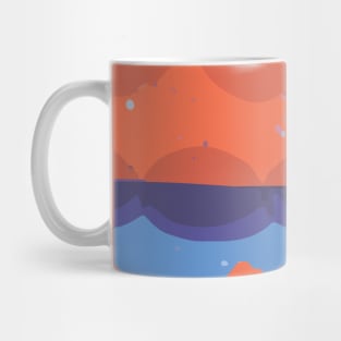 Tribal Style Minimal Abstract Background GC-117-07 Mug